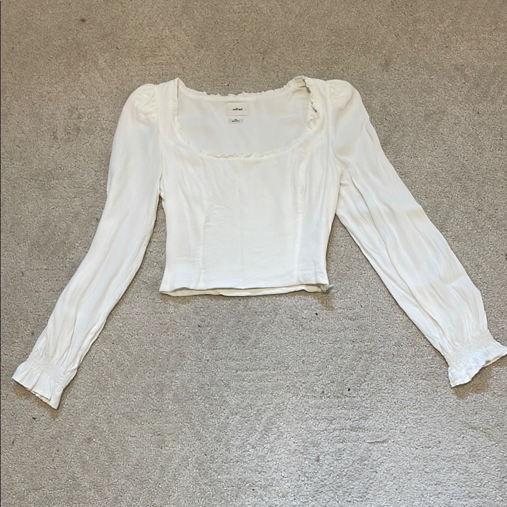 Wilfred Aritzia long sleeve blouse